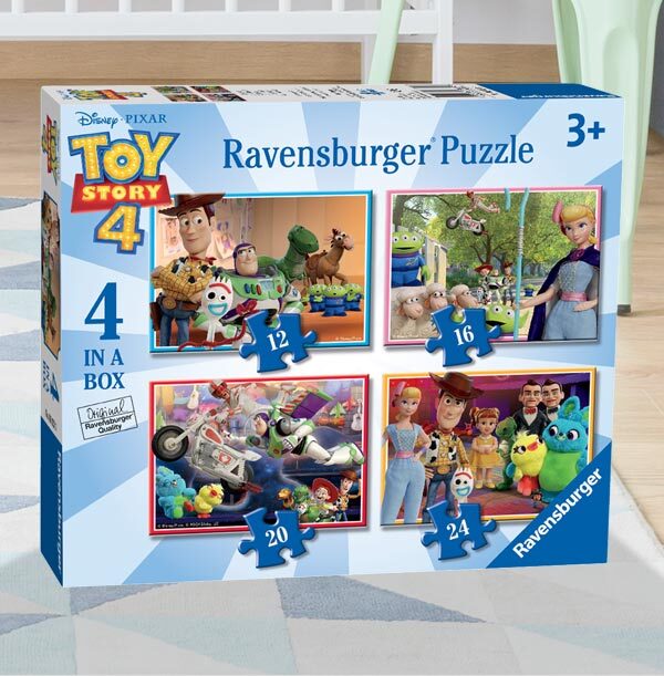 ZDISC Toy Story 4, Four Puzzles in a Box WAS €5.99 NOW €3.99