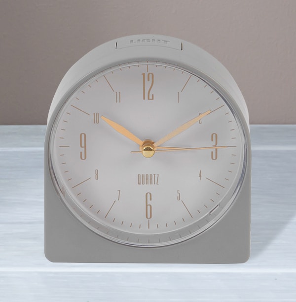 ZDISC Arched Alarm Clock - Grey