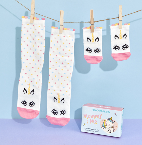 Mummy & Me Unicorn Sock Pack