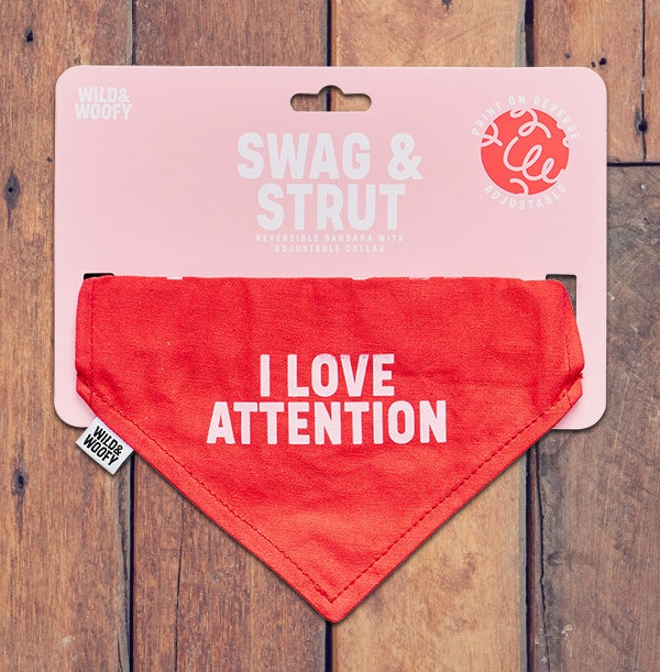 Reversible Bandana - I Love Attention