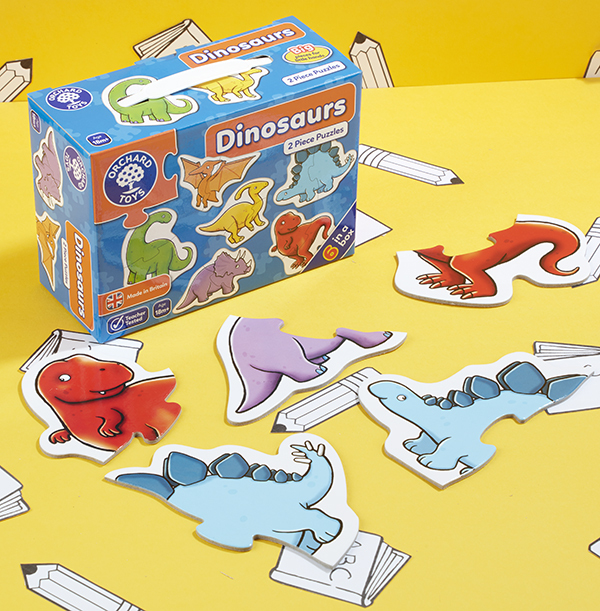 ZDISC Dinosaur Two Piece Jigsaw Puzzles