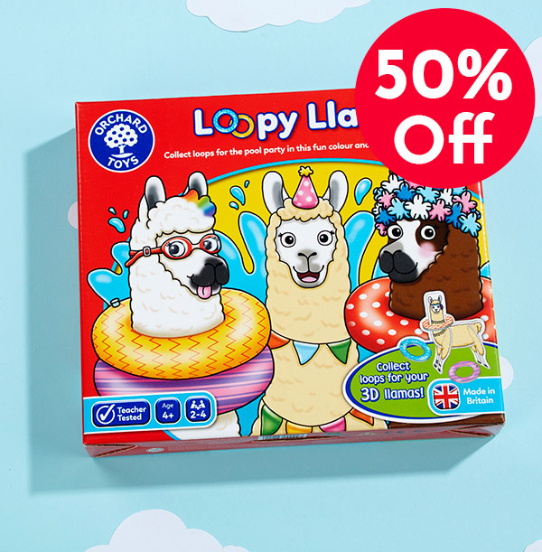 ZDISC Loopy Llamas Board Game WAS £10.99 NOW £4.99