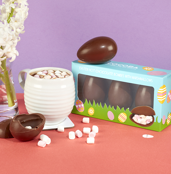 Easter Egg Hot Chocolate Bombe