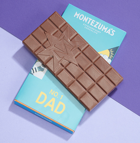 ZDISC Montezuma's No. 1 Dad Giant Chocolate  Bar