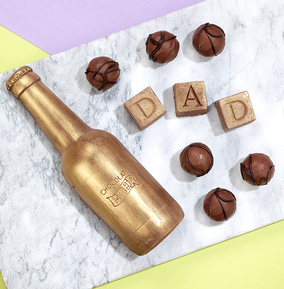 ZDISC Chocolate Beer Bottle & Dad Chocolates - SHORT DATED - EAT ME BY 31/01/22