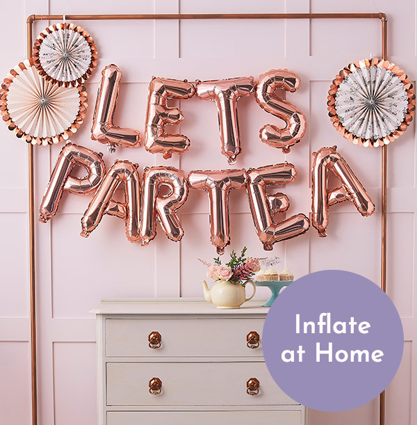 Balloon Bunting - Lets Part Tea