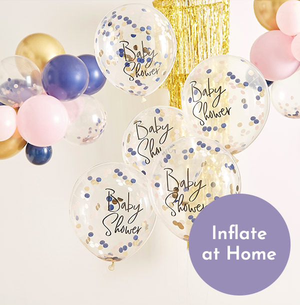 Confetti 'Baby Shower' Balloons