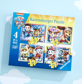 ZDISC Paw Patrol The Movie 4 in a Box Puzzle