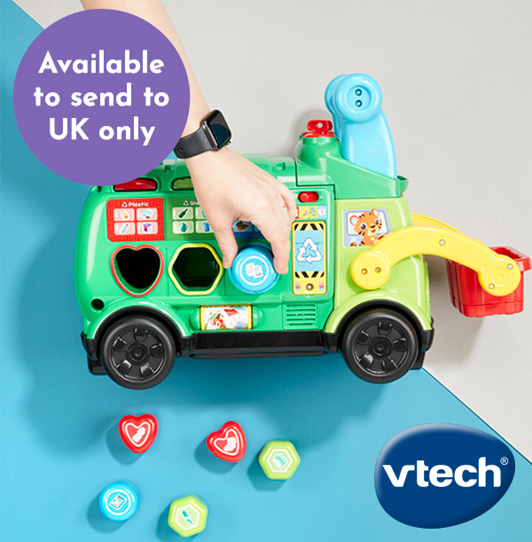 ZDISC Vtech Ride & Go Recycling Truck WAS £49.99 NOW £32.99