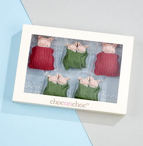 Cosy Chocolate Pigs