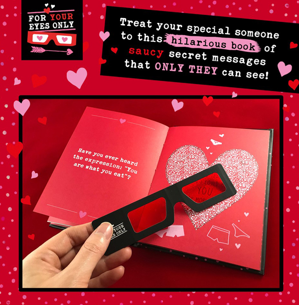 ZDISC Secret Message Reveal - For Your Eyes Only  Gift Book