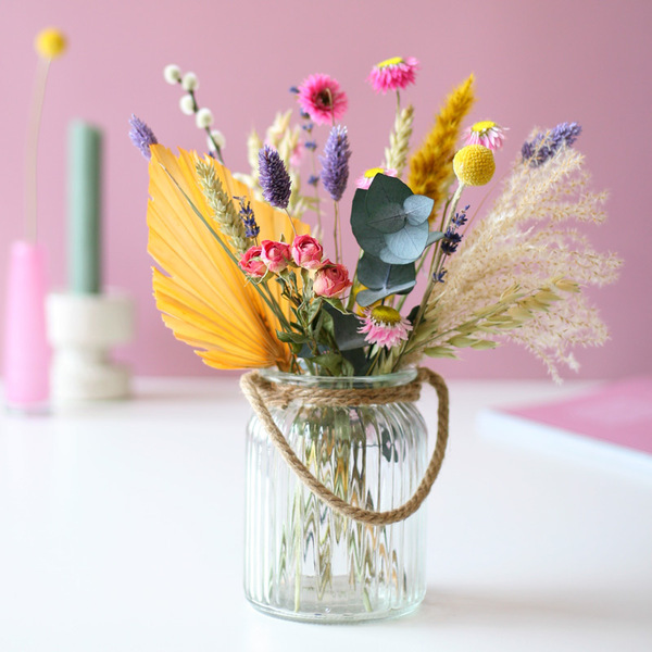 ZDISC BloomPosy Pastel Dried Flowers