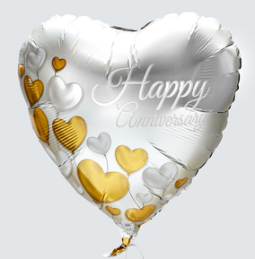 Happy Anniversary Heart Balloon
