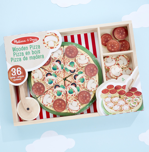 Melissa & Doug - Wooden Pizza Party