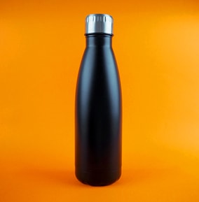 Black Matt 500ml Stainless Steel Insulated Water Bottle