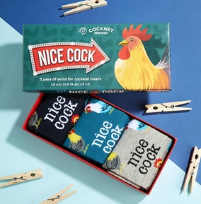 Men's Nice Cock Sock Pack - Size 6-11