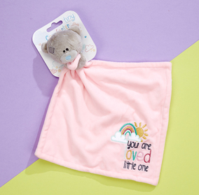 Baby girl comforter teddy sale