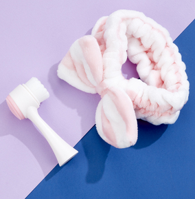 Brushworks Luxury Facial Cleansing Brush & Headband