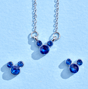 Mickey shop birthstone necklace