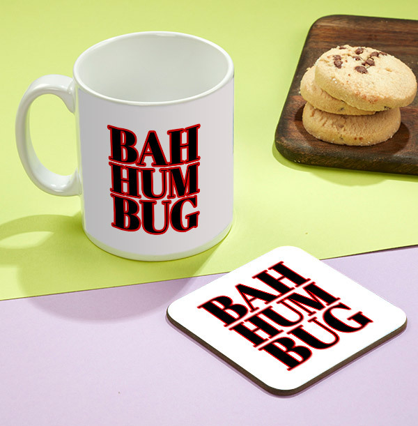 Bah Humbug Mug & Coaster Set