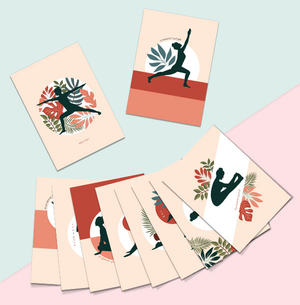 Yoga Poses Cards