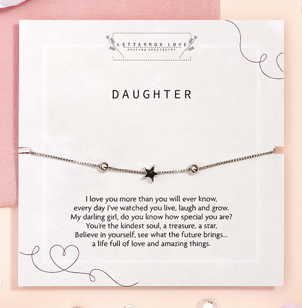 To My Daughter Bracelet