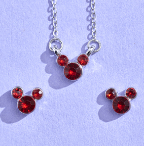 Disney July Birthstone Jewellery Set