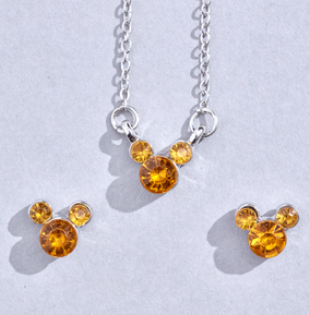 Disney November Birthstone Jewellery Set
