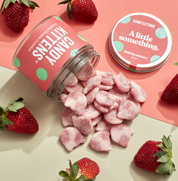 ZDISC Candy Kittens Wild Strawberry 250g Jar