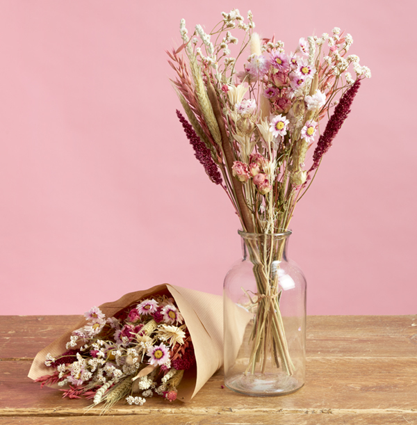 ZDISC Pretty In Pinks Dried Flower Bouquet