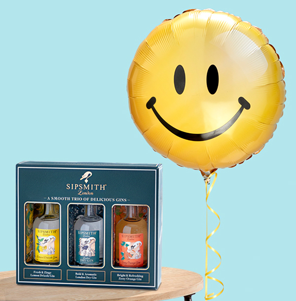 Sipsmith & Smiley Balloon Bundle