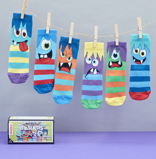Kids Mini Mashers Oddsocks Pack Size 9-12