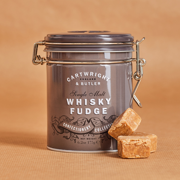 Cartwright & Butler Whisky Fudge in Tin