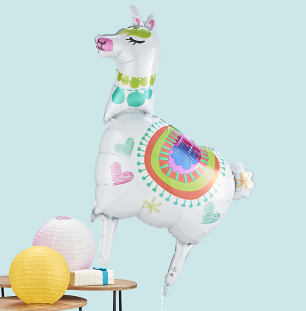 Llama Inflated Balloon - Large