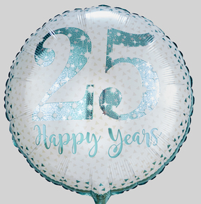 25th Anniversary Inflated Balloon