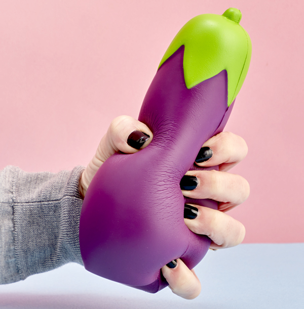 Aubergine Stressball