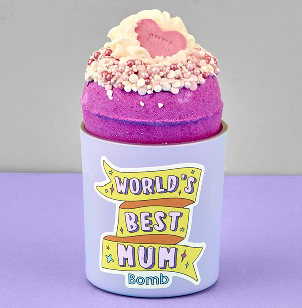 World's Best Mum Bath Bomb and Candle