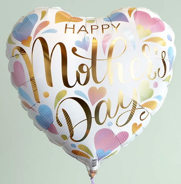 Mother's Day Pastel Heart Balloon