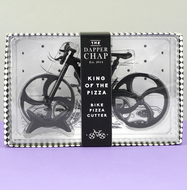 'King Of The Pizza' Bike Pizza Cutter