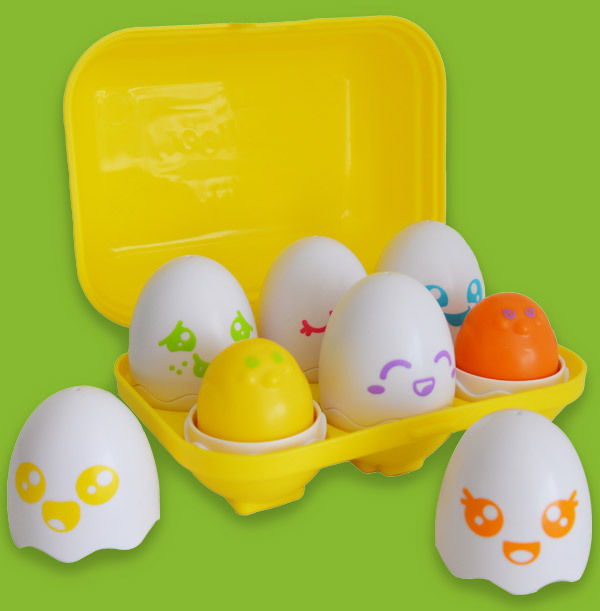 TOMY Hide & Squeak Eggs