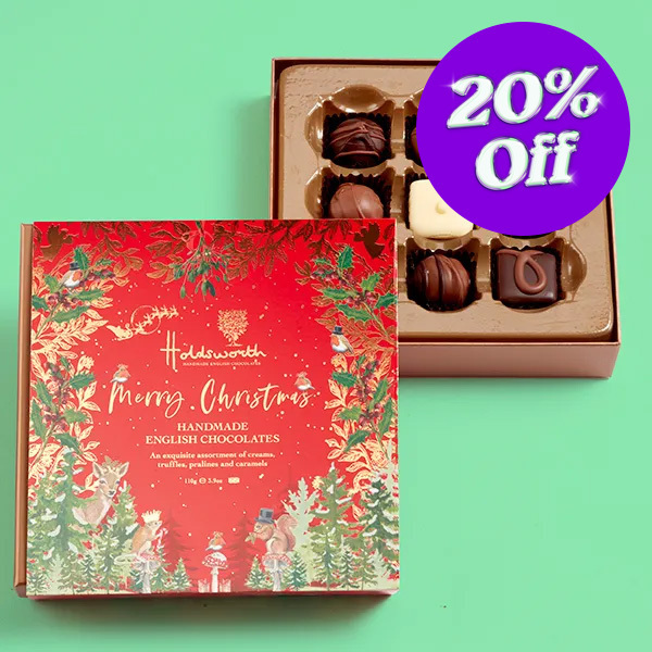 Merry Christmas Chocolate Gift Box 110g