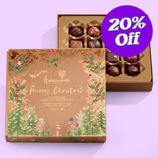 Merry Christmas Chocolate Gift Box 200g