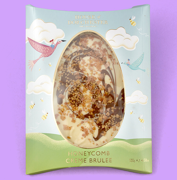 Crème Brulee Chocolate Egg Slab