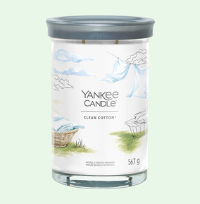 Yankee Candle Large Tumbler Clean Cotton