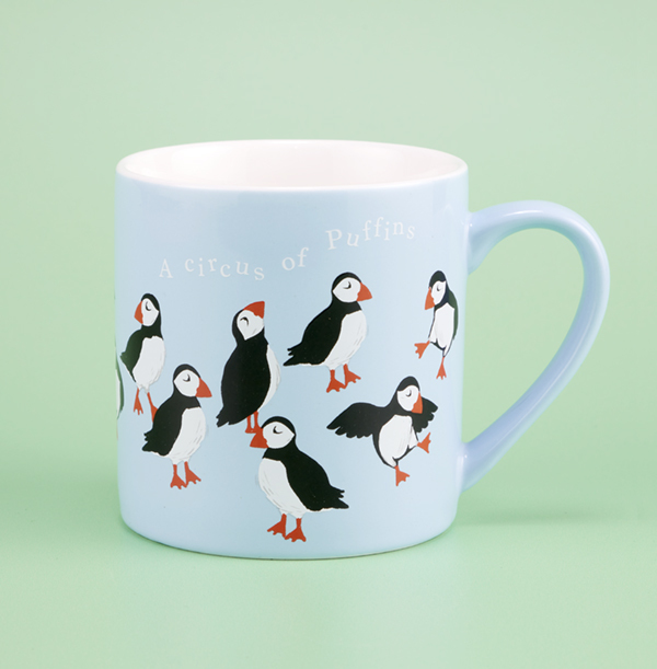 RSPB Puffins Mug
