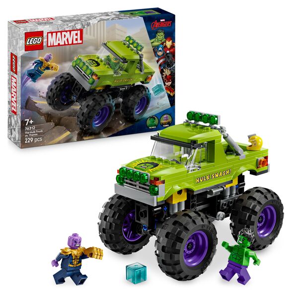 LEGO Marvel The Hulk Truck vs. Thanos