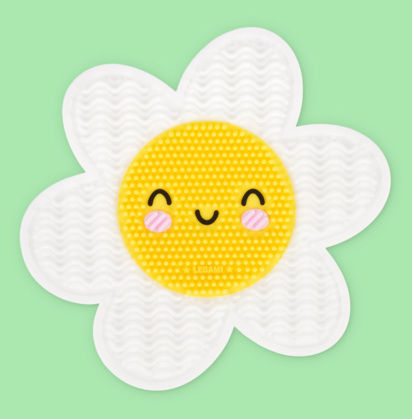 Daisy Makeup Brush Cleaning Mat