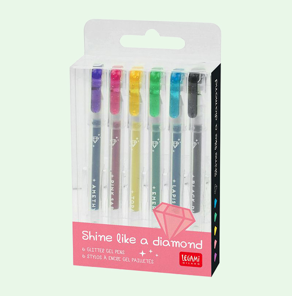 Mini Glitter Gel Pens Set