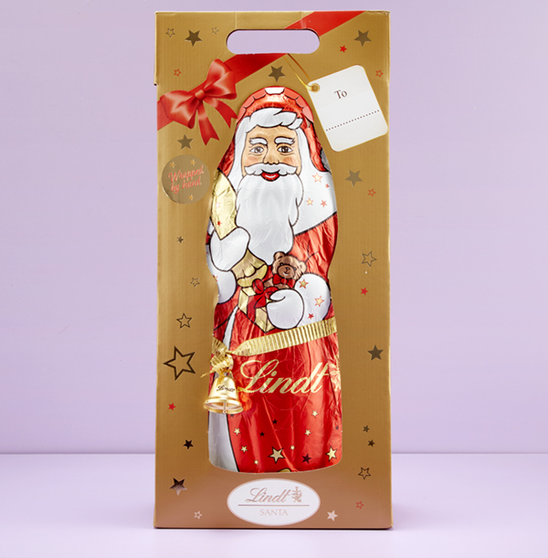 Lindt XL Milk Chocolate Santa 1KG