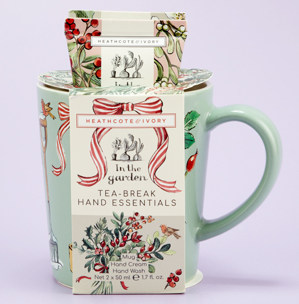 In The Garden Ceramic Mug And Hand Essentials